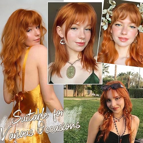 Miniatura 4 de BARSDAR Flequillo de cabello humano real con clip, 100 % cabello humano con clip para mujer, extensiones de flequillo castaño rojizo con varillas