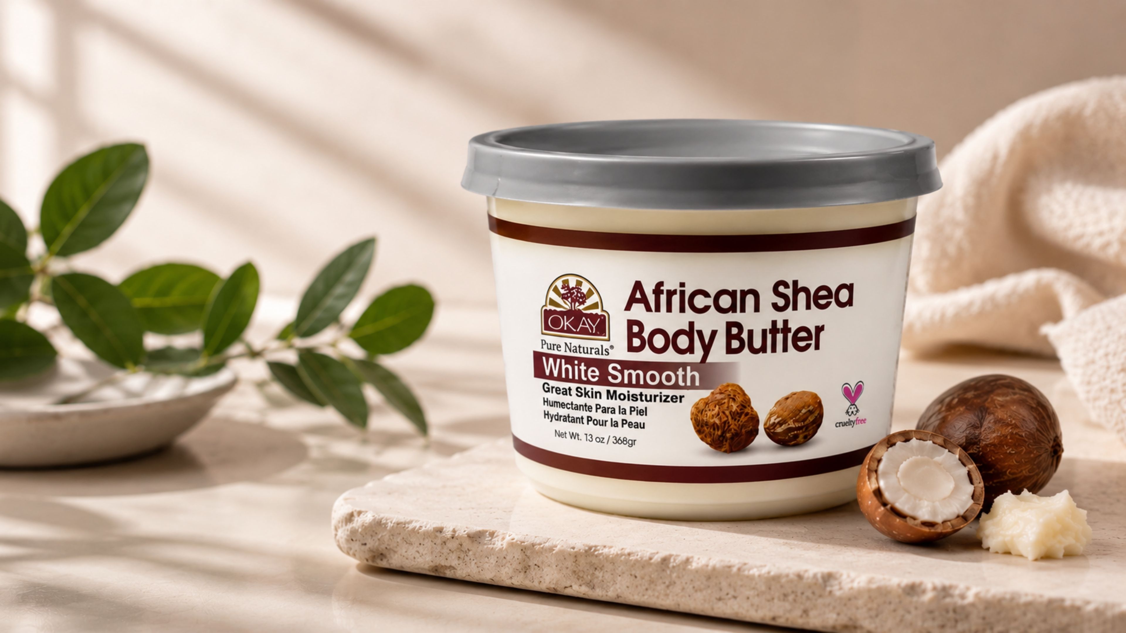Amazon.com : OKAY Pure Naturals White Shea Butter for Hair and 