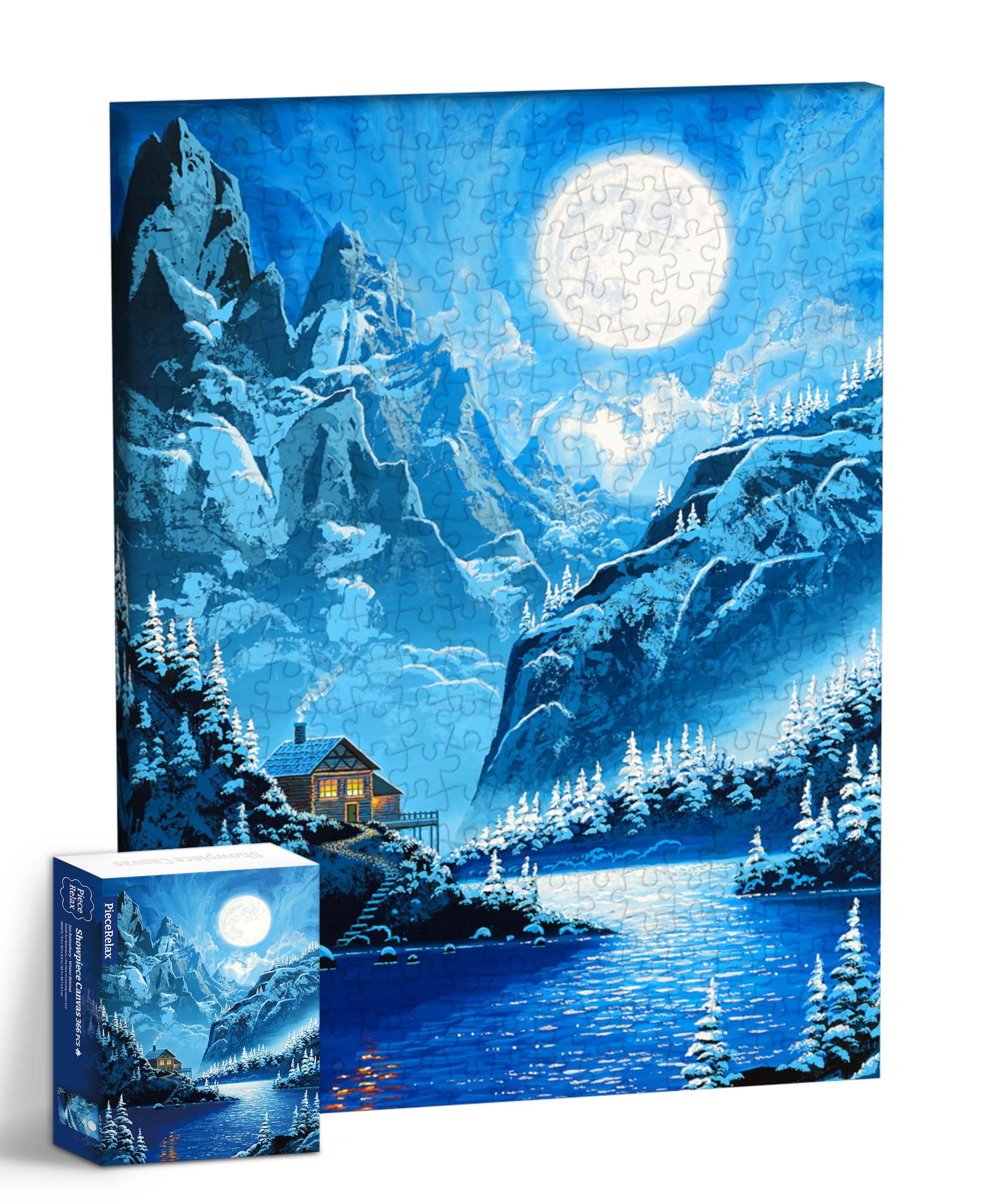 PieceRelax Canvas Wall Art Puzzles for Adults, Jon Rattenbury