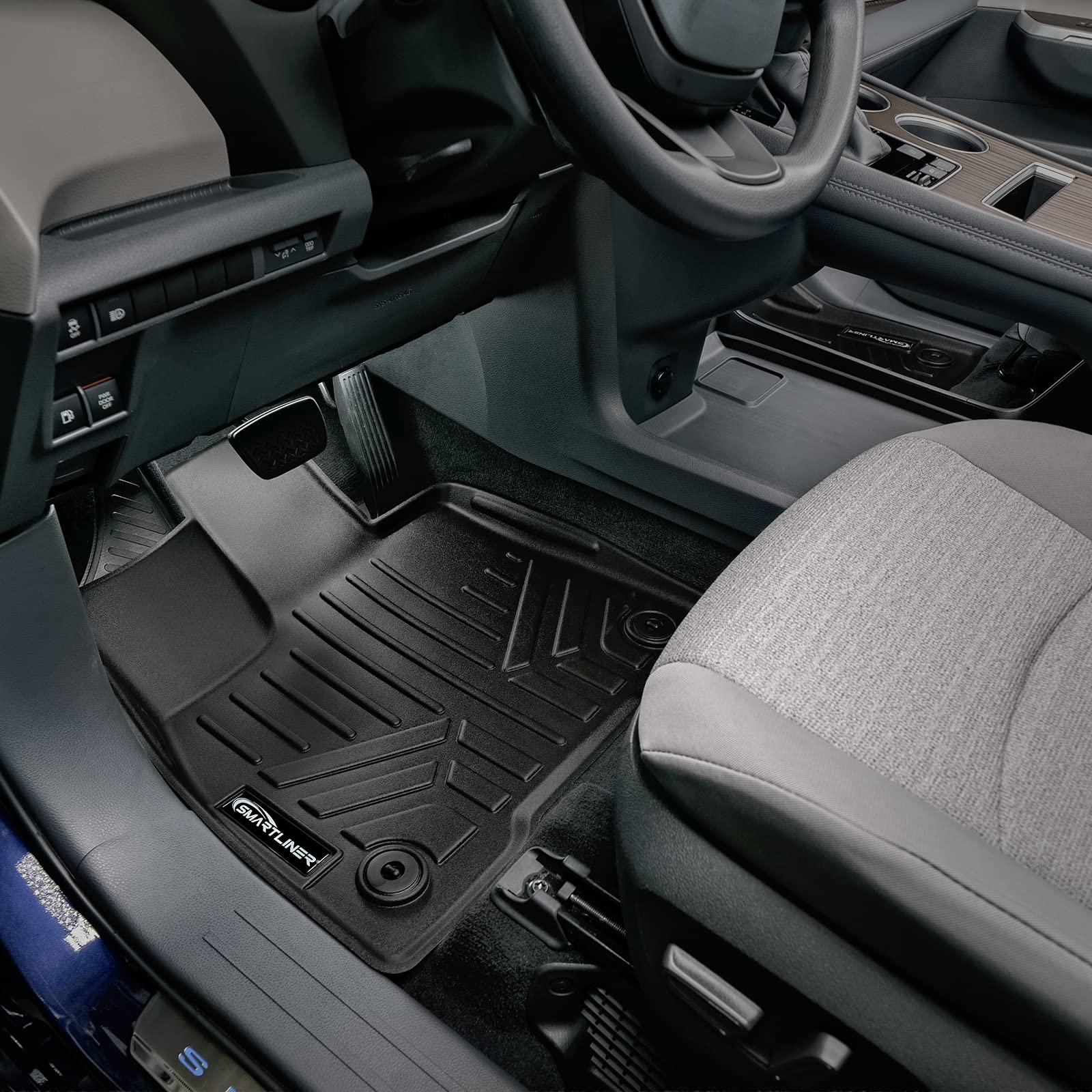 Amazon.com: SMARTLINER Custom Fit Floor Mats 2 Row Liner Set