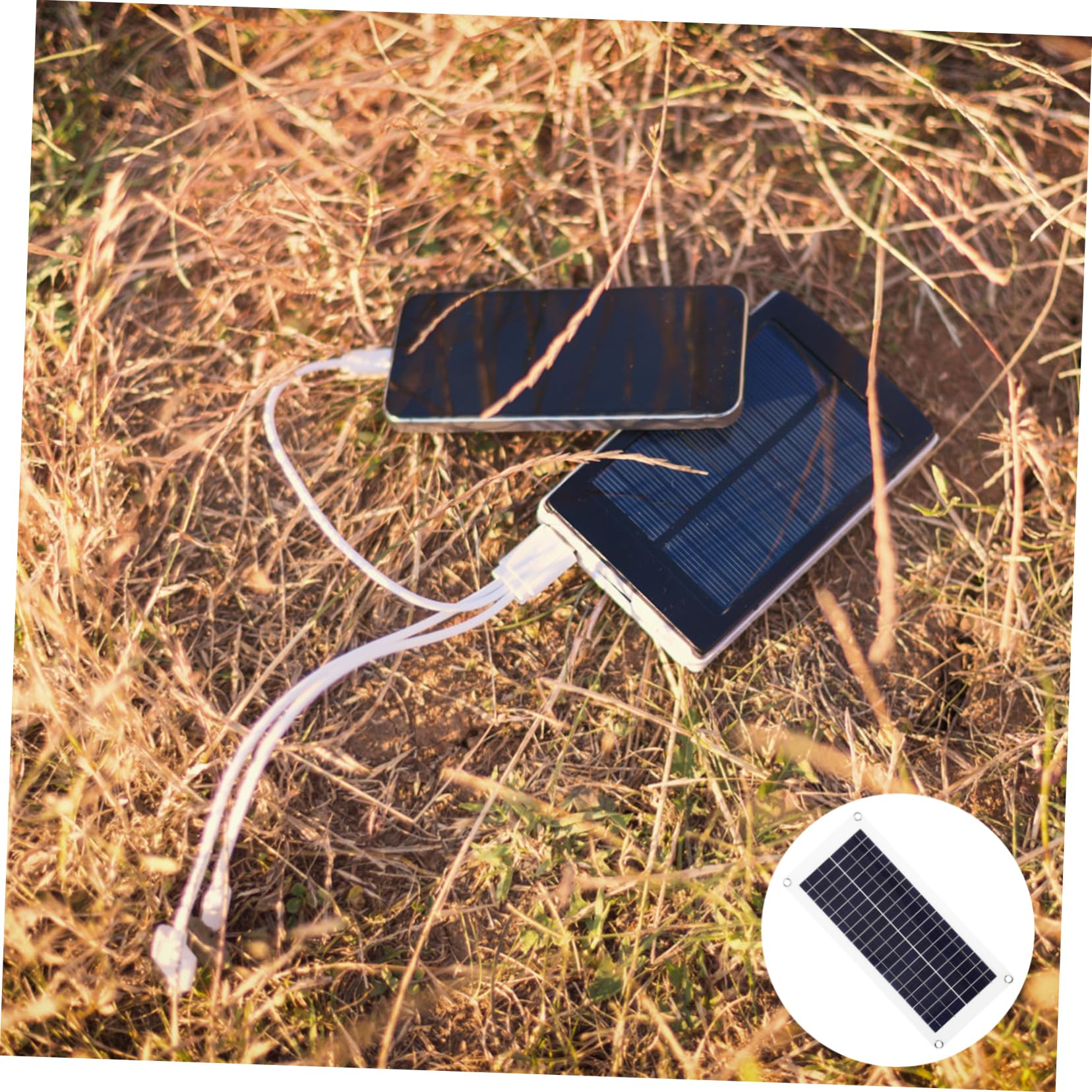 JOINPAYA Portable Solar Panel Charger Lightweight and Durable Solar Power Bank for Outdoor Use High Speed Charging with High Conversion Rate for Phones and Devices