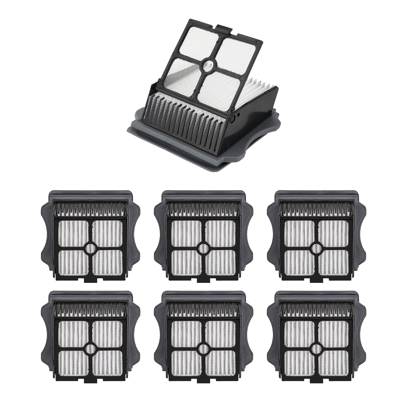 (7 Pack) Floor One S3 Replacement HEPA Filters Compatible with Tineco iFloor 3/ Floor One S3/ Floor One S5/ Floor One S5 Pro 2, Cordless Wet Dry Vacuum Cleaner, Replacement Kit, Accessories Kit