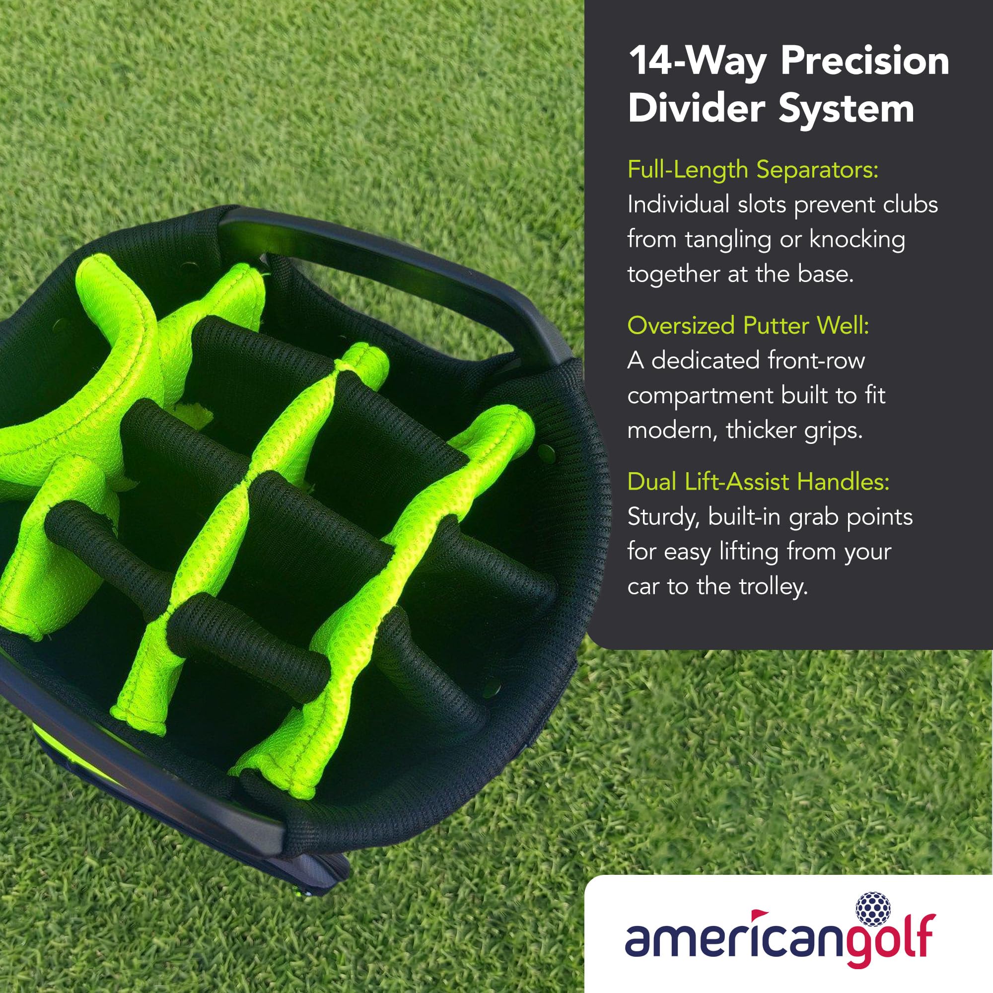 Benross Cart Pro 7, negro/gris/lima