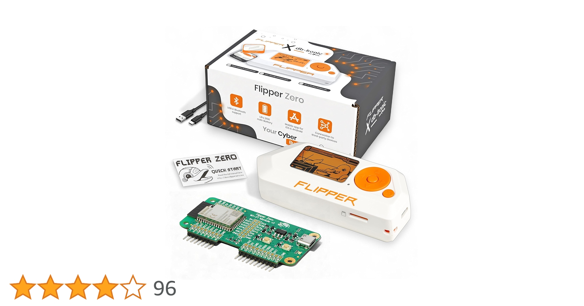 Flipper Zero - Electronic All-in-One Tool: RFID, NFC, Radio