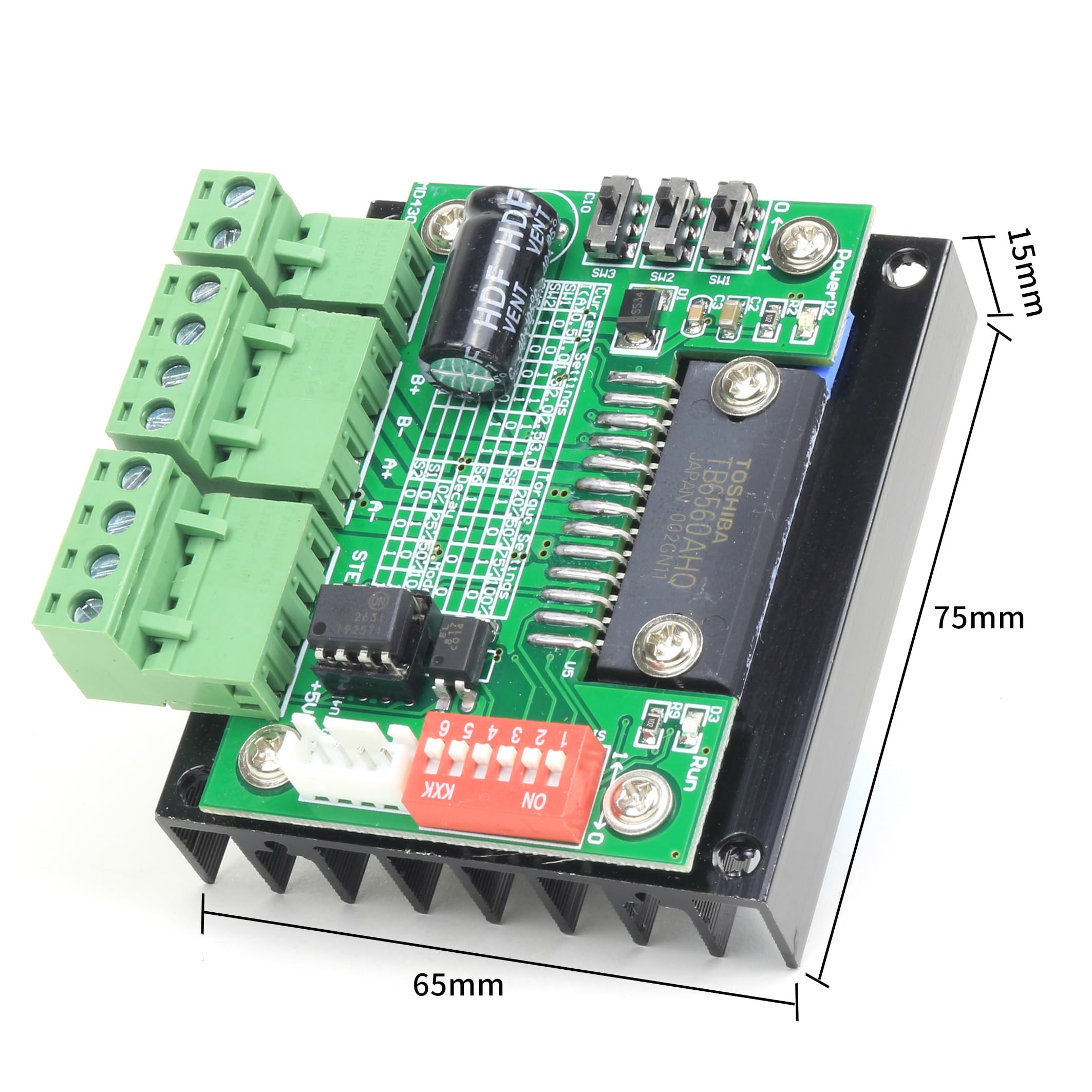 RATTMMOTOR CNC Steuerung Komplett Set 3 Achsen Neam23 57 * 76mm Schrittmotor 1.8Nm 270oz.in,MD430 Schrittmotortreiber,5 Achsen Parallel Interface Breakut Board + 350W 24V Netzteil (3 Achsen)