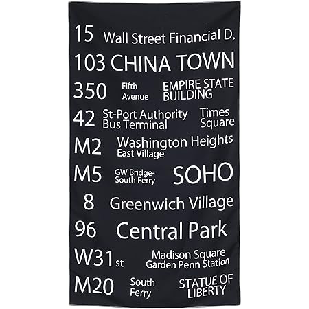 Amazon Co Jp タペストリー インテリア アメリカン ブルックリン アンティーク レトロ ヴィンテージ モダン 雑貨 北欧 玄関 壁掛け 壁飾り 西海岸 布 目隠し デザイン１ ホーム キッチン