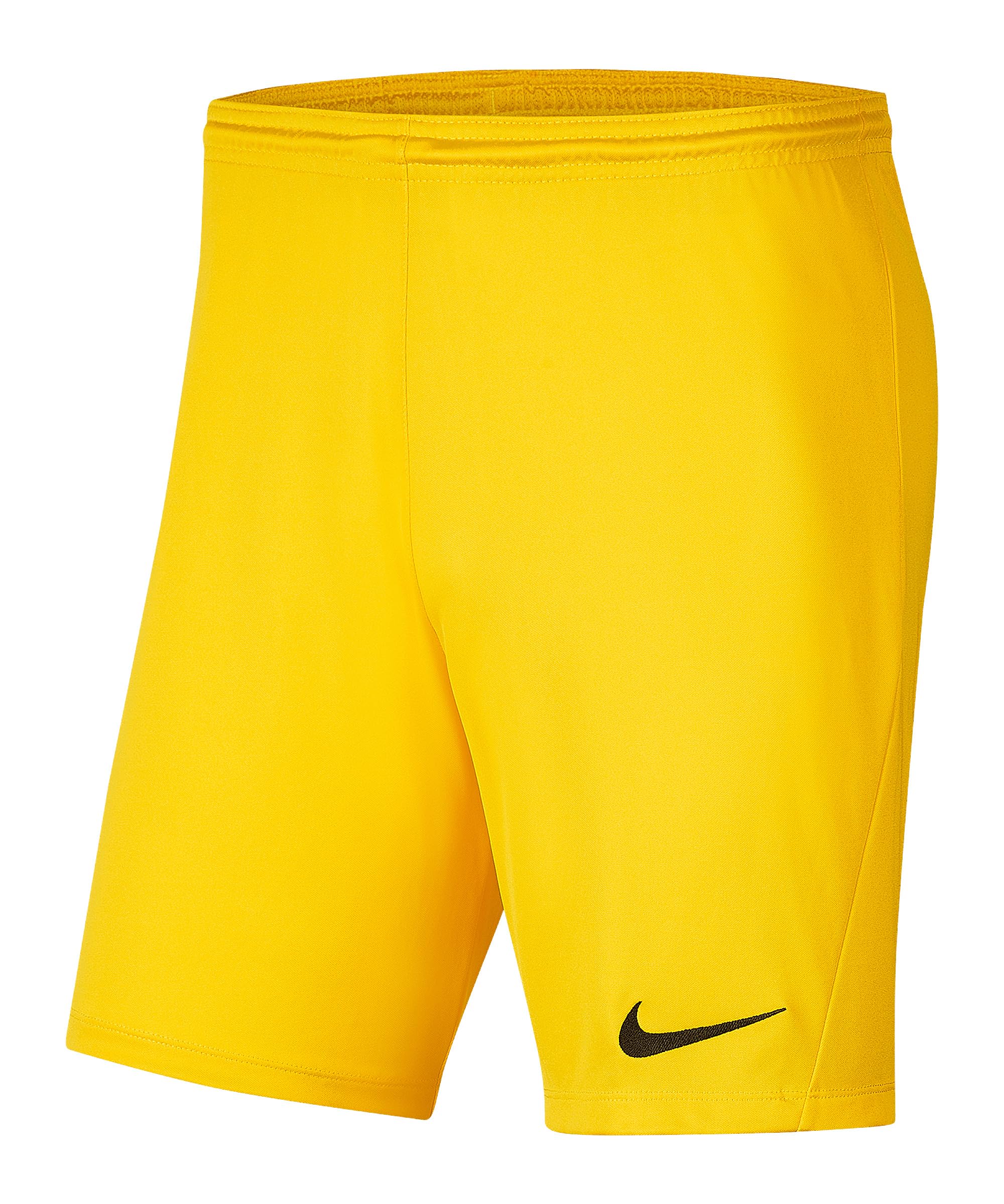 Nike Boys Yellow / Girls Park Shorts Junior Tour Bv6865 - L - 12-13 Years