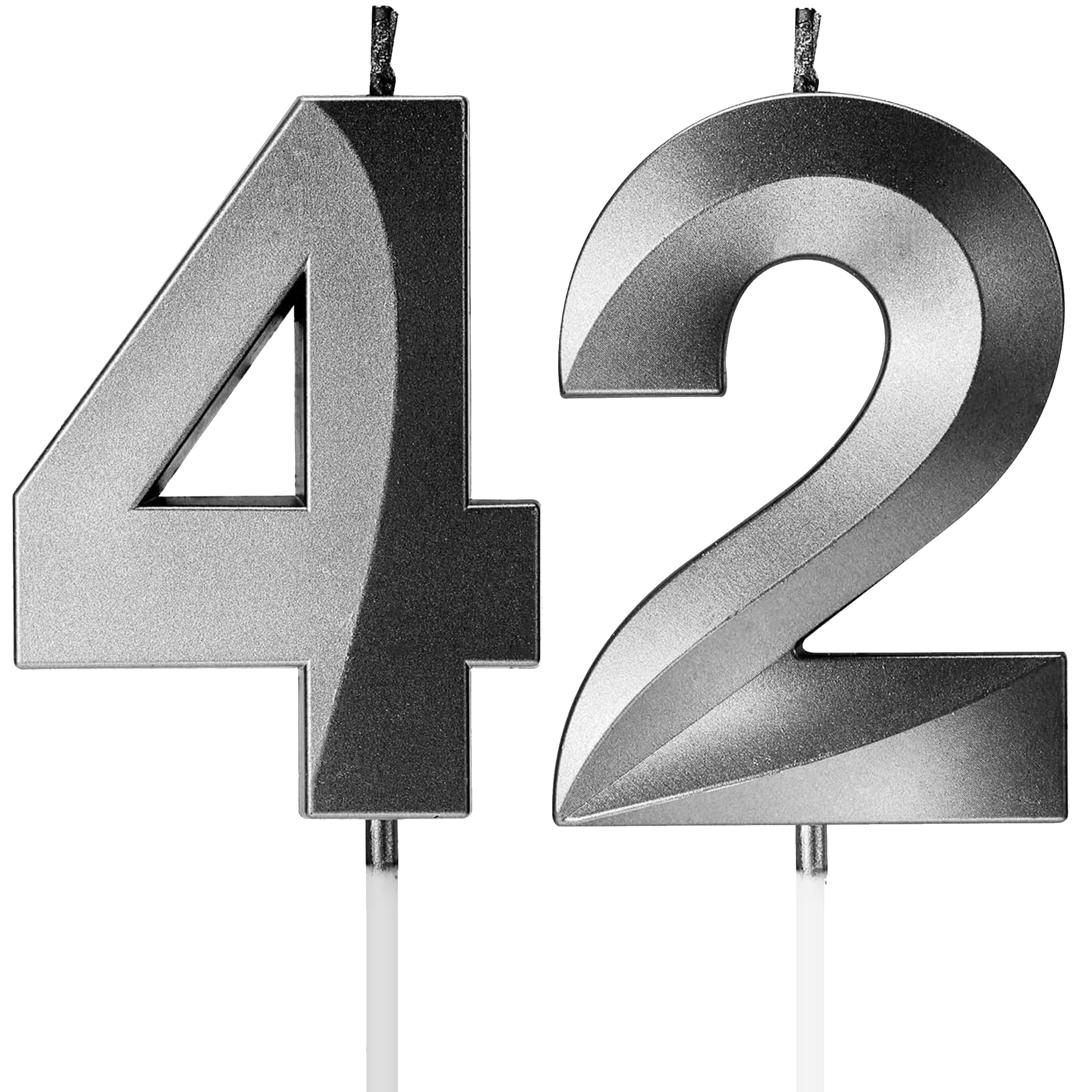 Birthday Candles Number Candles Age Year for Cakes Happy Birthday 3D Designed Wedding Anniversary Party Cake Topper Decorations