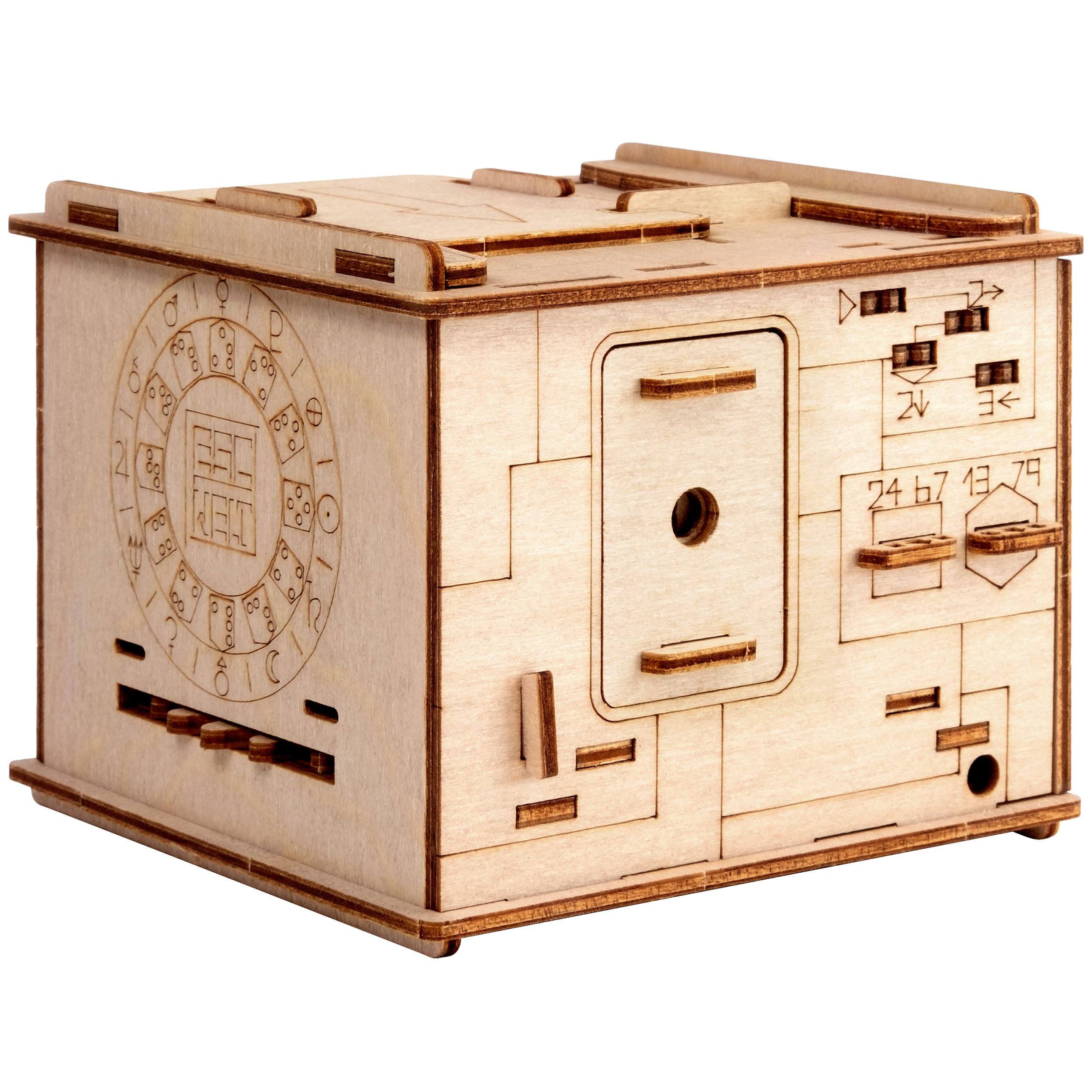 ESC WELT Space Box – Escape Room Puzzle aus Birkenholz