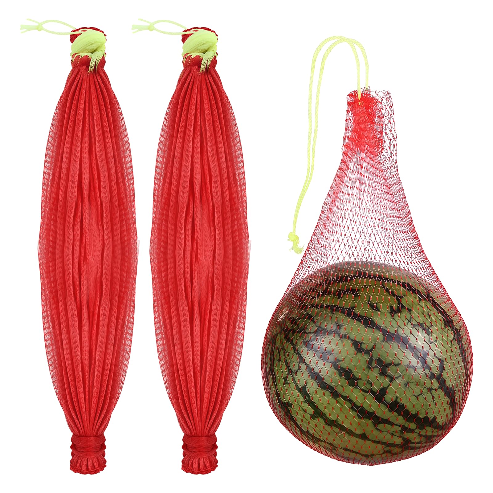 NAUZE Melon Hammock Cradle Reusable Melon Protection Bags With Drawstring Breathable Fruit Storage Bag Multi-use Mesh Stretchable Packaging Net (48)