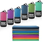 BOGI Microfiber Travel Sports Towel-Quick Dry Towel, Soft Lightweight Microfiber Camping Towel Absorbent Compact Travel Towel for Camping Gym Beach Bath Yoga Swimming Backpacking (M:40\'\'x20\'\'-Blue)