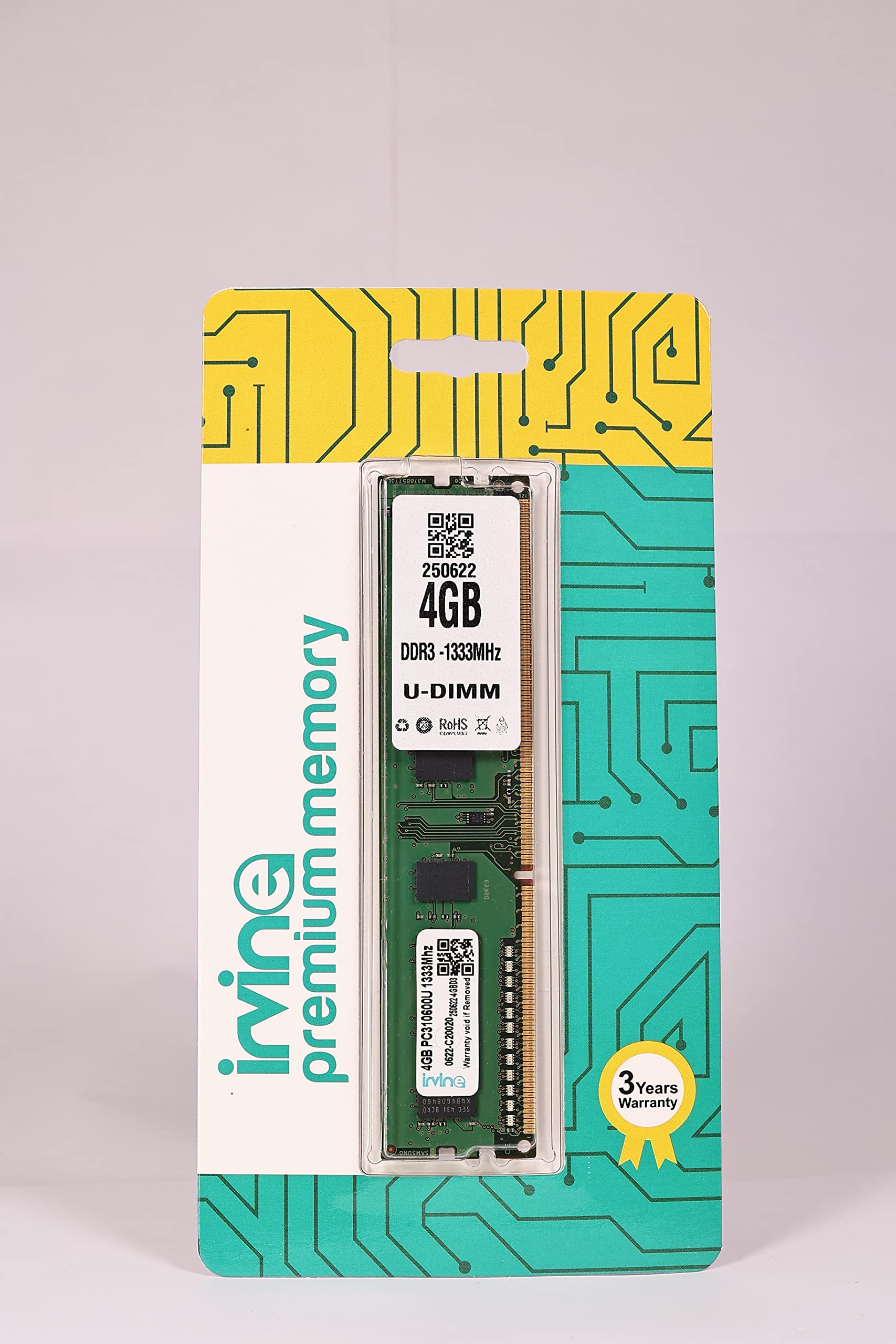 Amazon.in: Buy IRVINE 4GB DDR3 1333MHz Desktop RAM for PC | 240