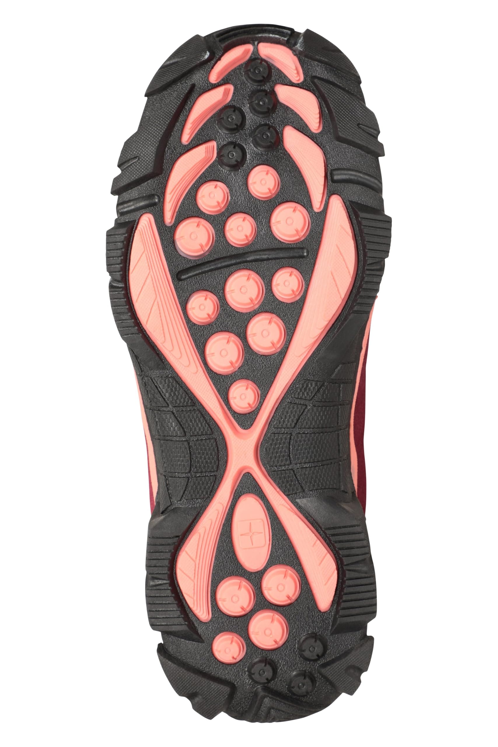 Mountain Warehouse Trail Kids Botas Impermeables - Zapatos Infantiles con Malla sintética en la Parte Superior, Plantilla EVA, Alta tracción - para Senderismo y Caminar