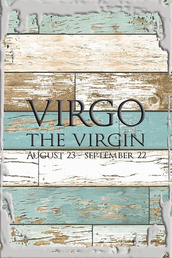 Virgo the virgin August 23-September 22 zodiac astrology White Wall Art Decor Funny Gift