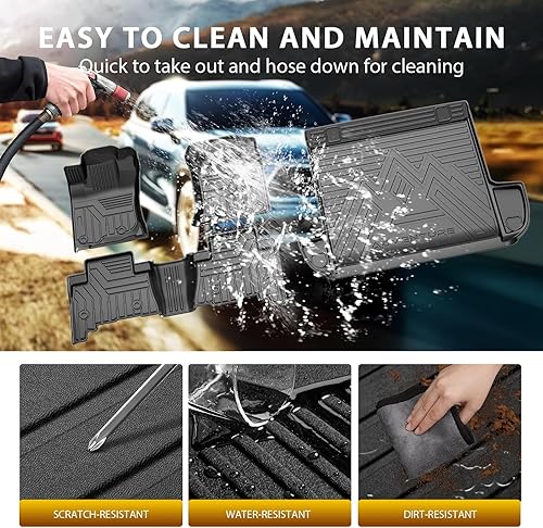 Vista 156 de Powerty Alfombrillas para BMW X3 2018-2024 / BMW X4 2019-2024, ajuste personalizado para accesorios BMW X3, alfombrillas de automóvil 3D TPE