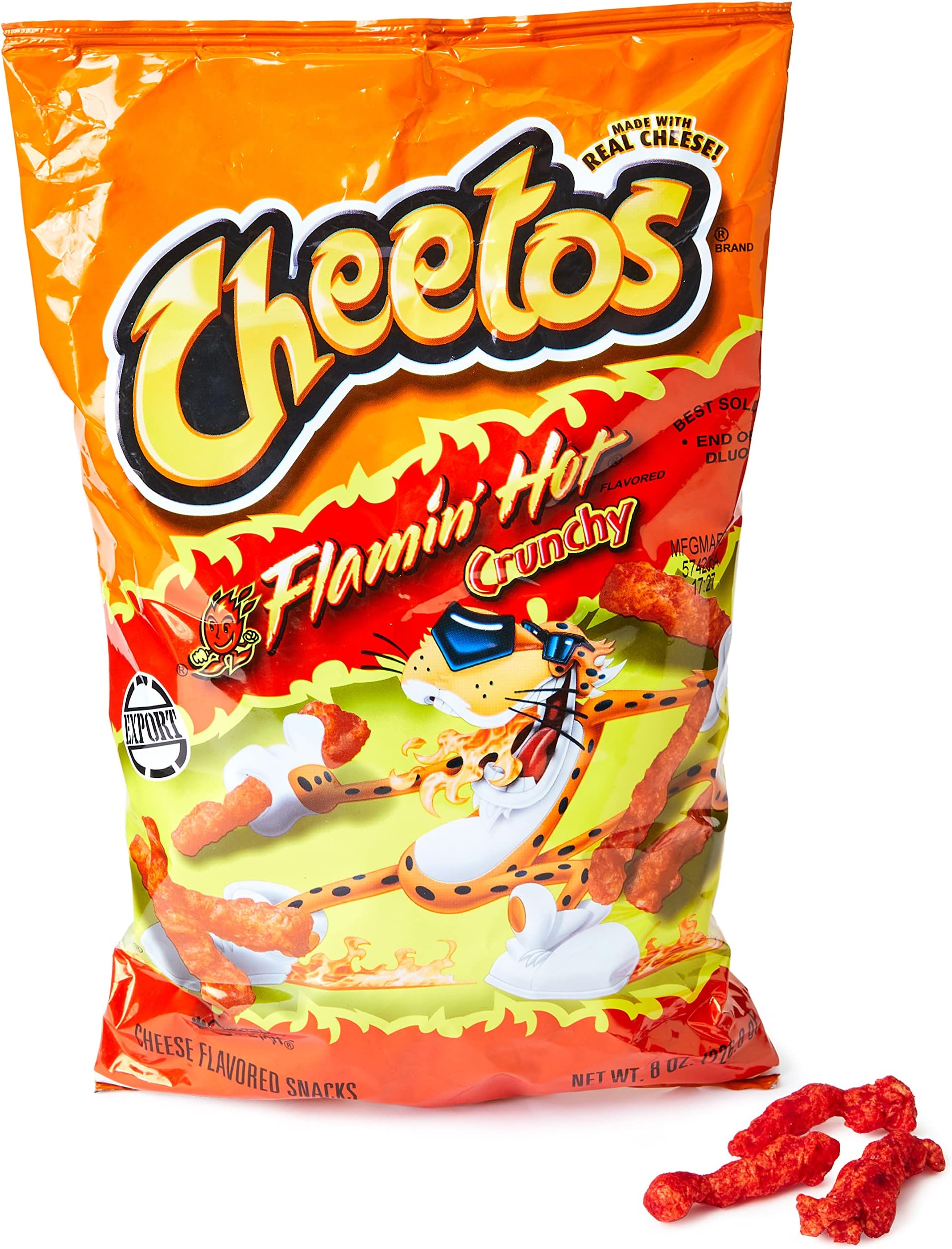 Frito-Lay Cheetos Flamin Hot Crunchy Pouch, 226.8 g