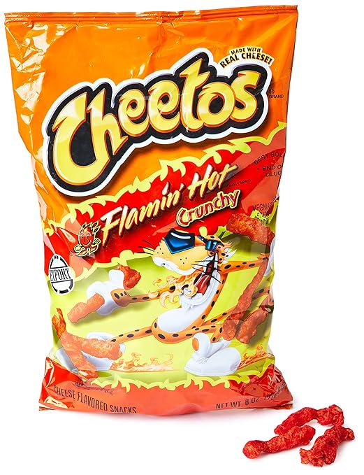 Frito-Lay Cheetos Flamin Hot Crunchy Pouch, 226.8 g