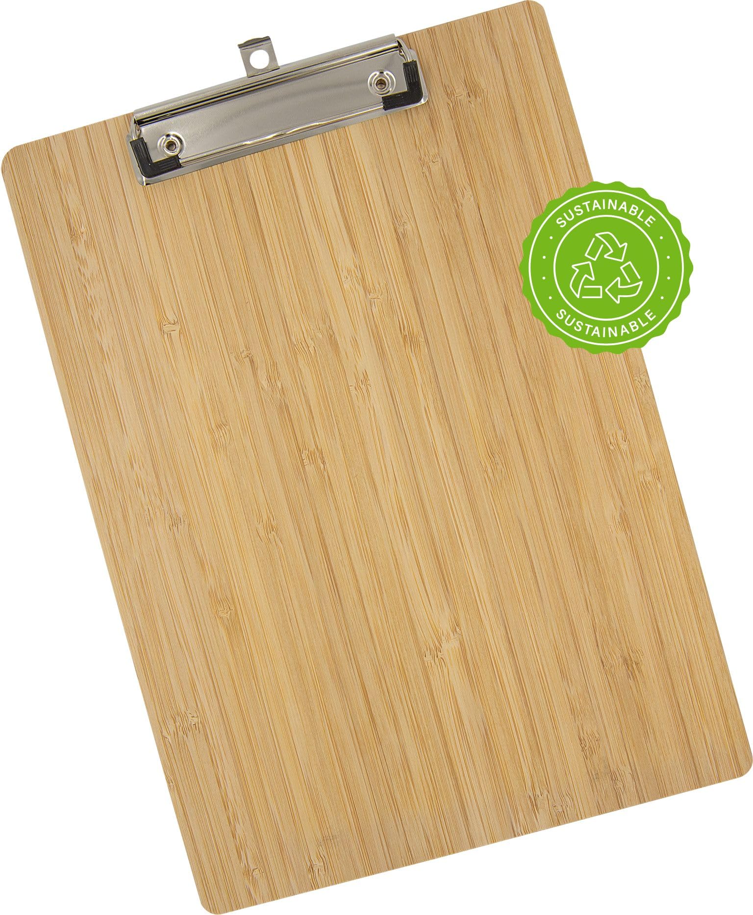 WEDO® Portapapeles DIN A4 de bambú, tablero de madera, color marrón