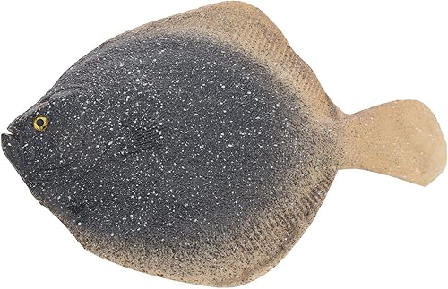 Woration Juego de 4 piezas de peces simulados realistas de poliuretano suave, pargo falso, lubina, corvina amarilla artificial, modelos de pomfret,