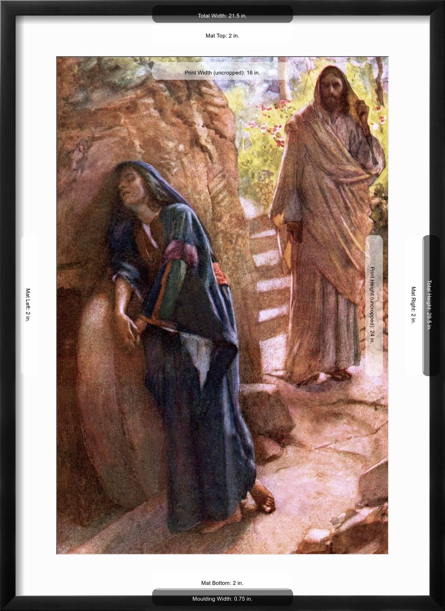 Amazon.com: ART.COM Framed Wall Art Prints Mary Magdalene at the