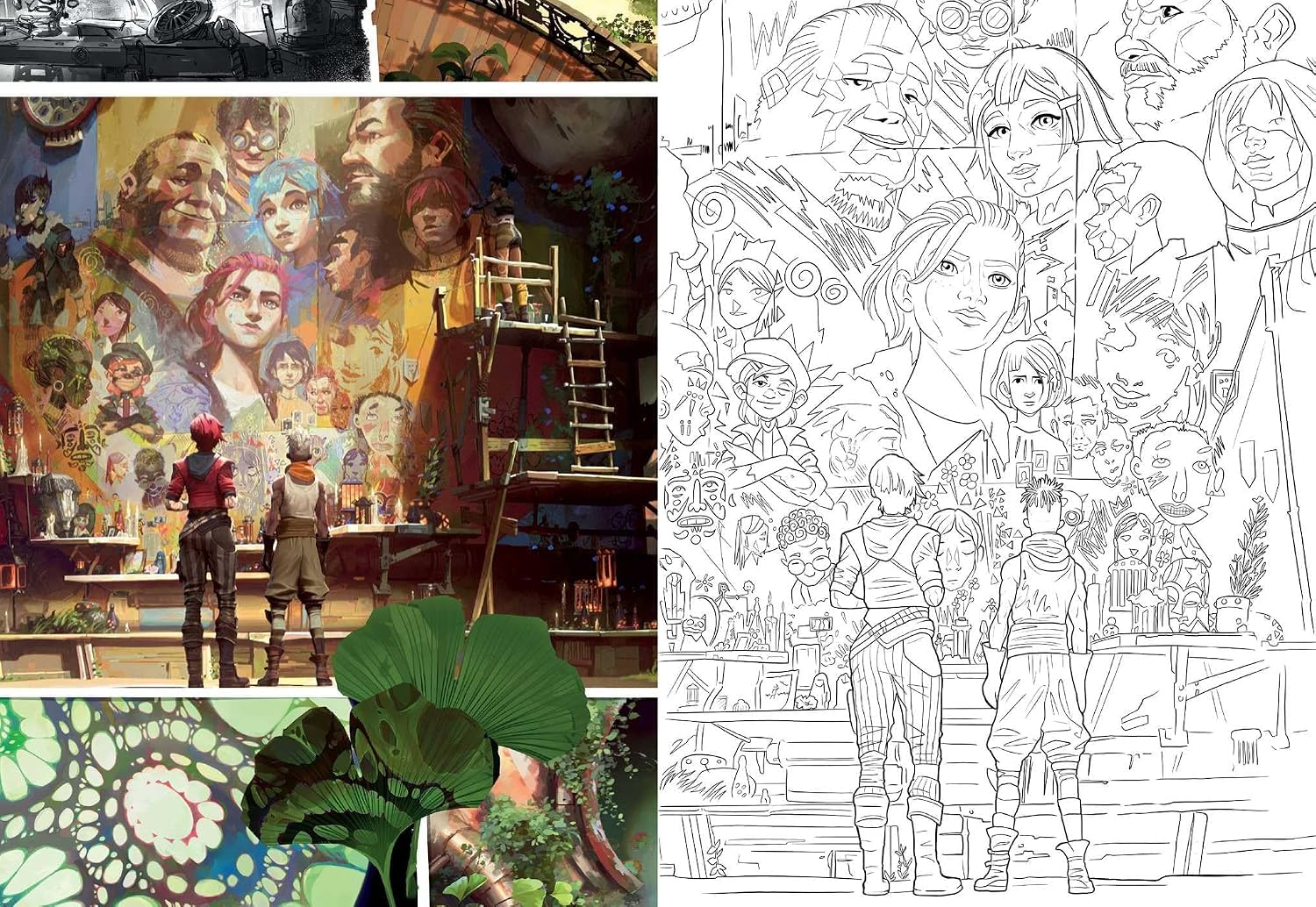 Arcane: The Official Colouring Book
