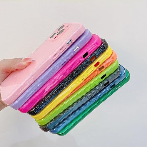 Miniatura 5 de ZCDAYE Funda compatible con iPhone 13, funda de larga duración con purpurina brillante para iPhone 13, bonita funda protectora antiarañazos para