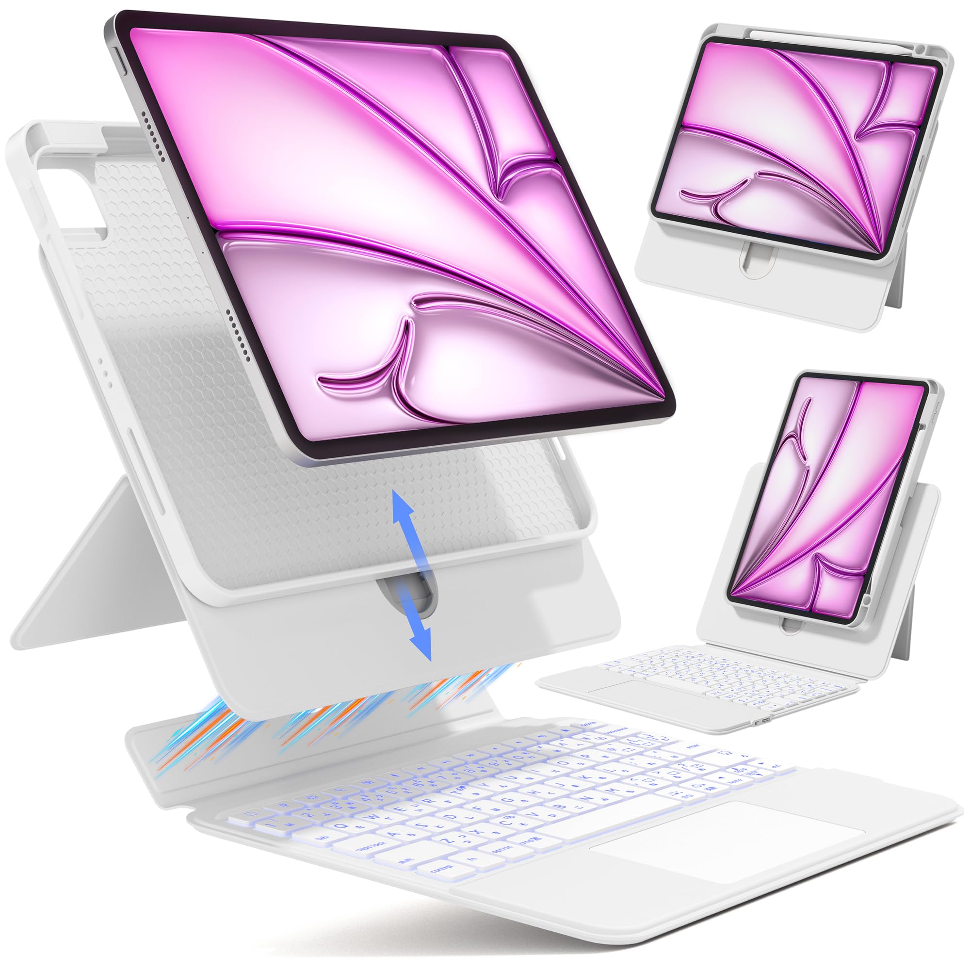 Amazon.co.jp: BJBT ipad proケース キーボード付き 13インチ用の
