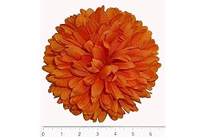 Orange Silk Mum Flower Trinket for Homecoming Dance