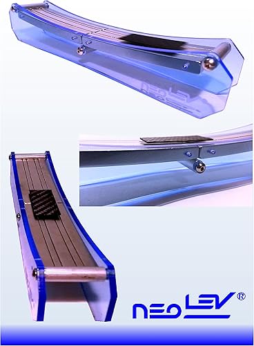 Miniatura 2 de Mini aerodeslizador que levita (patineta para dedo) con base de 6 pulgadas, azul, por NeoLev