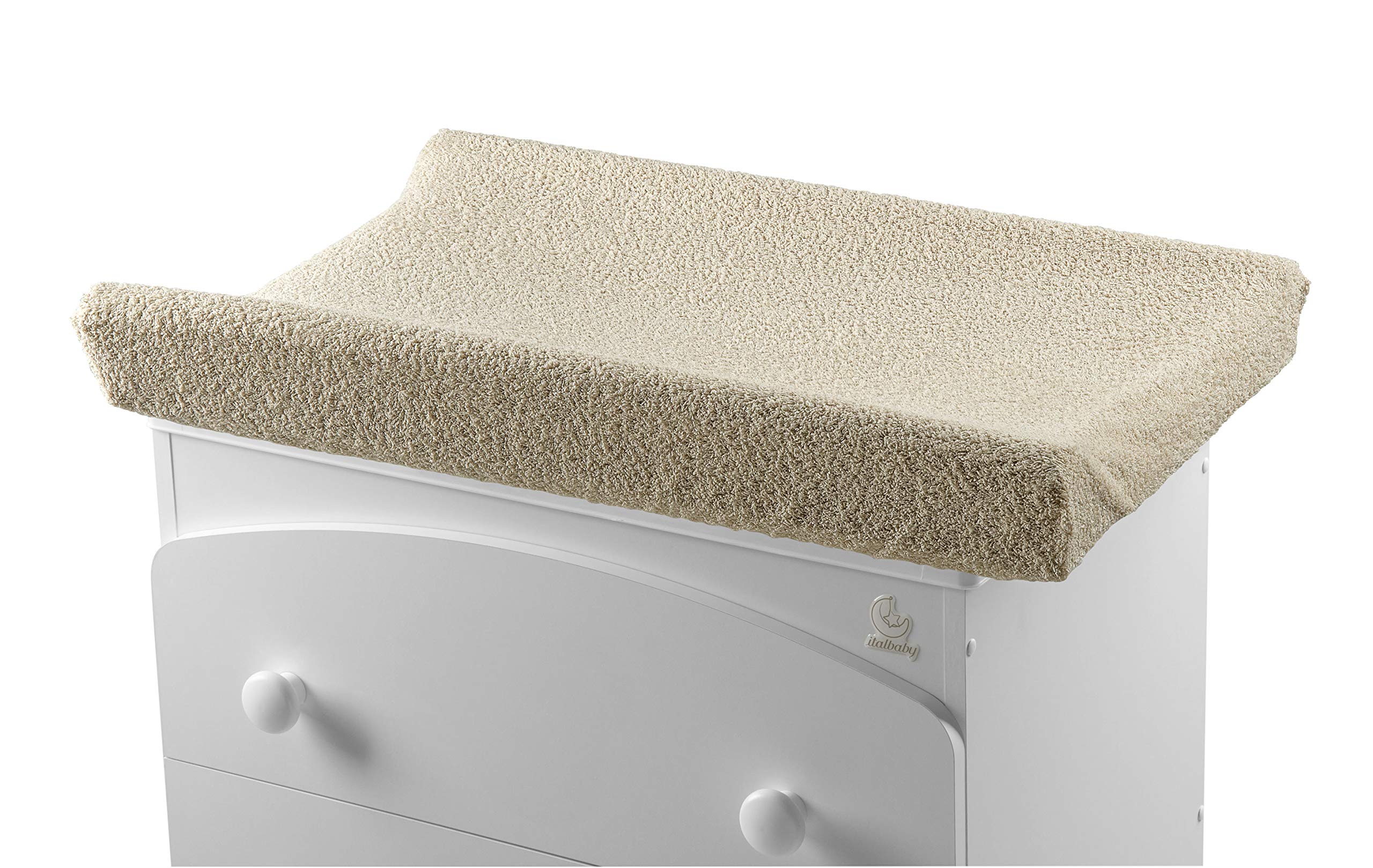 Italbaby, Coprifasciatoio Spugna, Universale, colore avorio misura cm81x50cm. Made in Italy