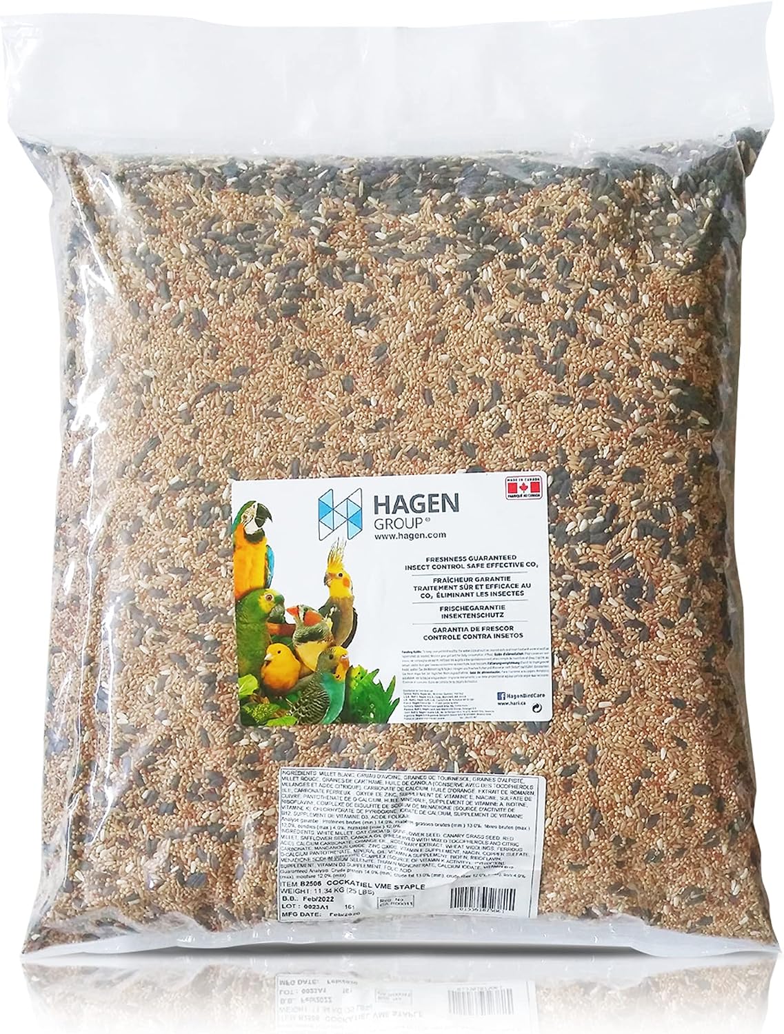 Hagen Cockatiel Staple Vme Seed, 25-Pound
