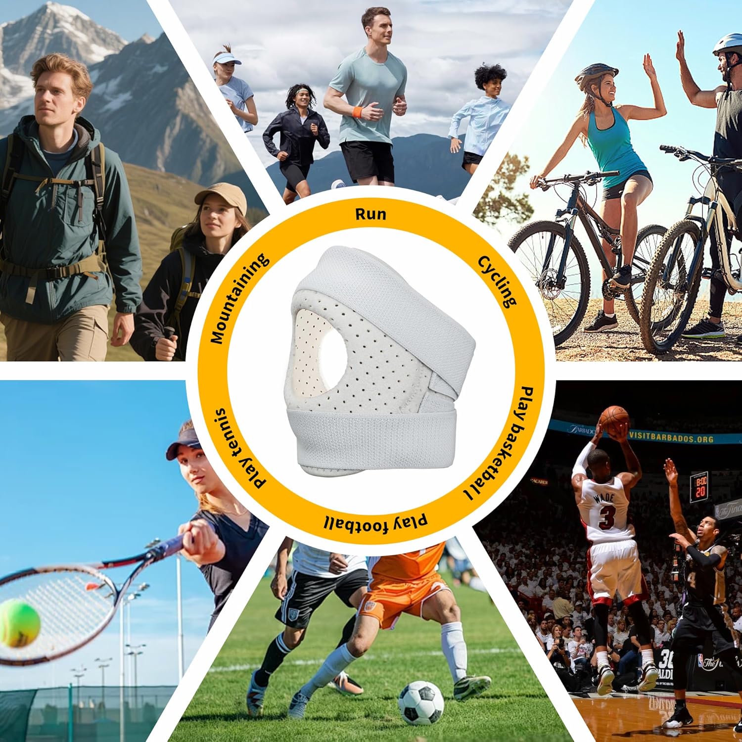 Professional Adjustable Knee Brace with Side Stabilizers – Features an Upgraded Massage Silicone Patella Ring for Enhanced Comfort | Supports Meniscus Tear, Arthritis, and Joint Pain Relief | Ideal for Injury Recovery, Running, and Workouts (Unisex) - Image 7