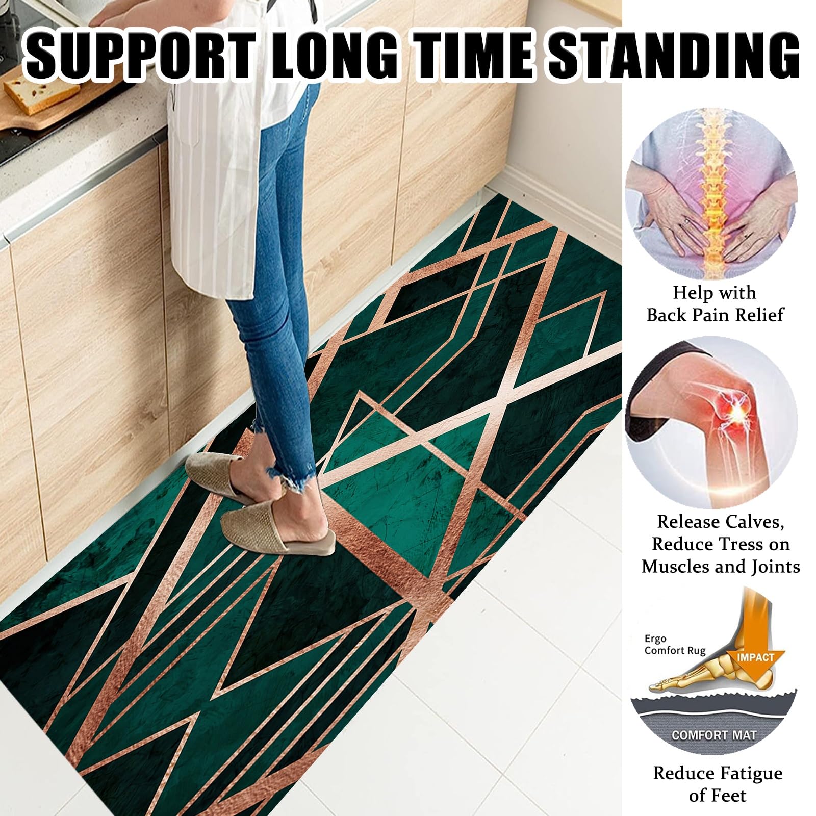 Amazon | 廊下敷き マルチロールカーペット 90 x 250 cm ペット 置く