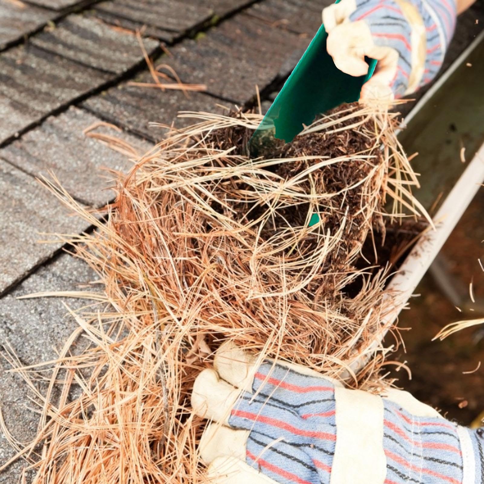 Dachrinnenschaufel, Laubschaufel, Dachrinnen Reinigung Schaufel, Traufschaufel Gartenschaufel, Dachrinne Reinigungswerkzeuge Reinigungsschaufel Für Reinigen Abflüssen