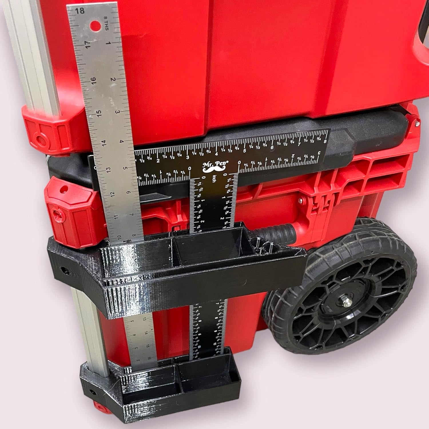 Milwaukee Packout Dual Level + Square Edge + T-square Holder (Left Side)