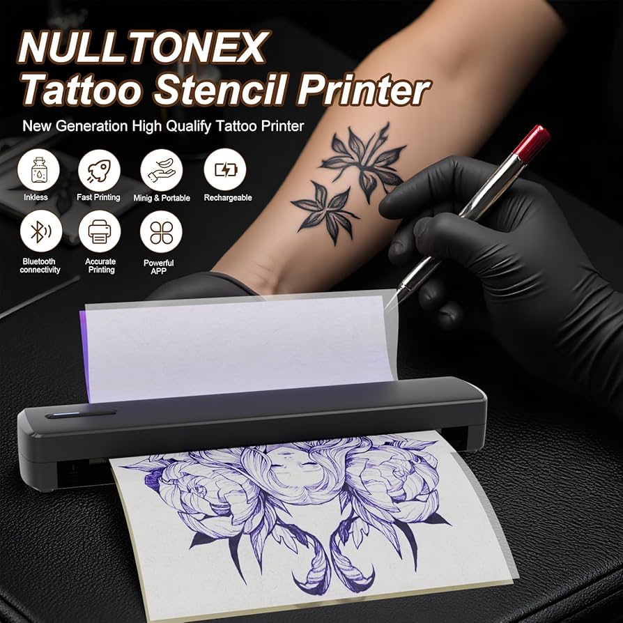 その他 Tattoo stencil printer Amazon.com: Tattoo Stencil Portable Thermal Printer