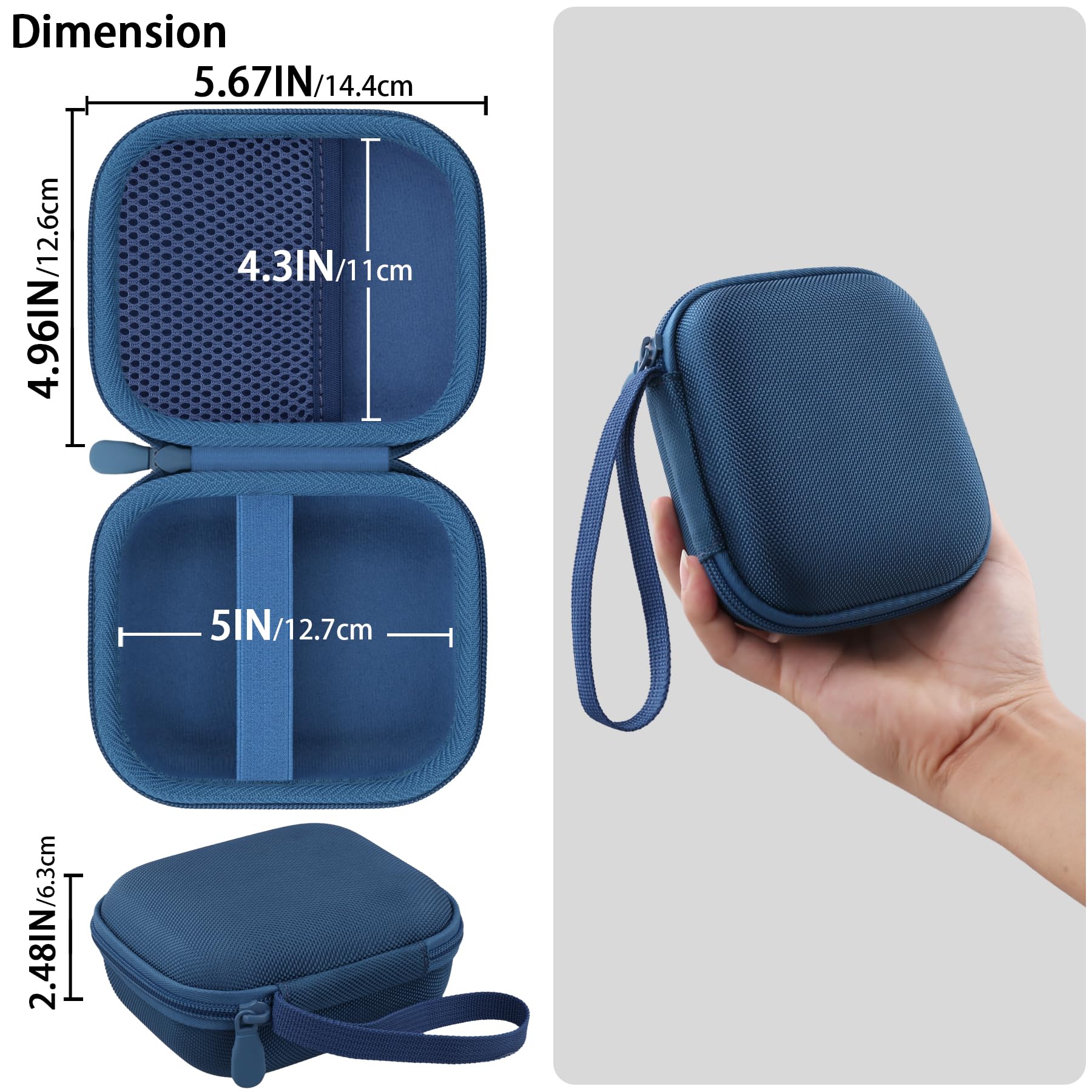 co2CREA Duro Viajar Caja Estuche Funda para Bose SoundLink Micro (2nd Gen) / Micro Altavoz(Funda Solo,Case Only)