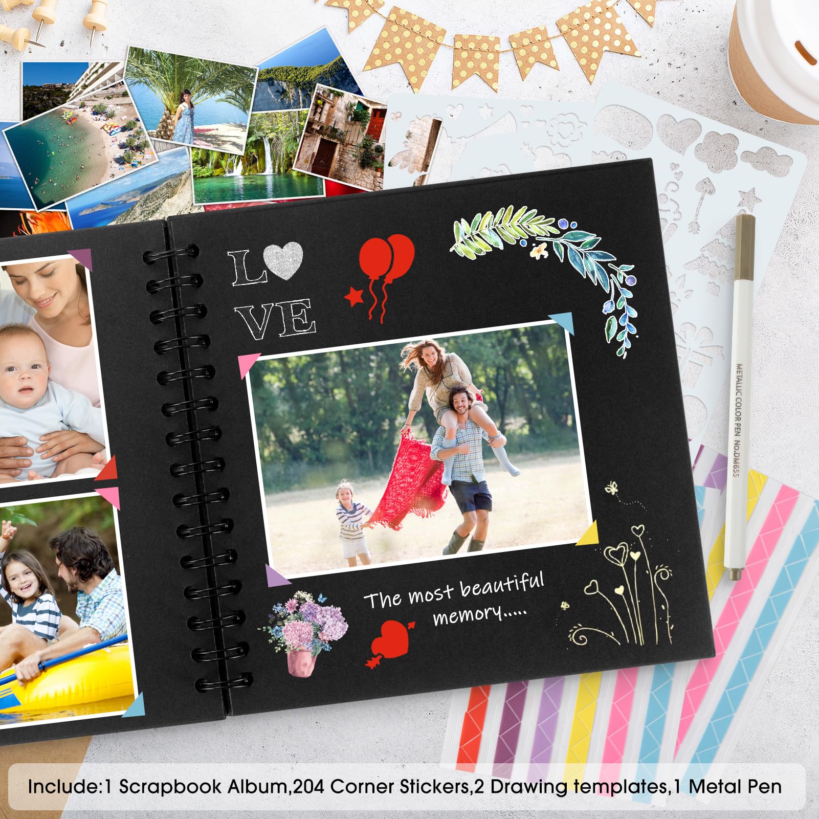 AIOR Scrapbook Album 80 Pages - Image 4