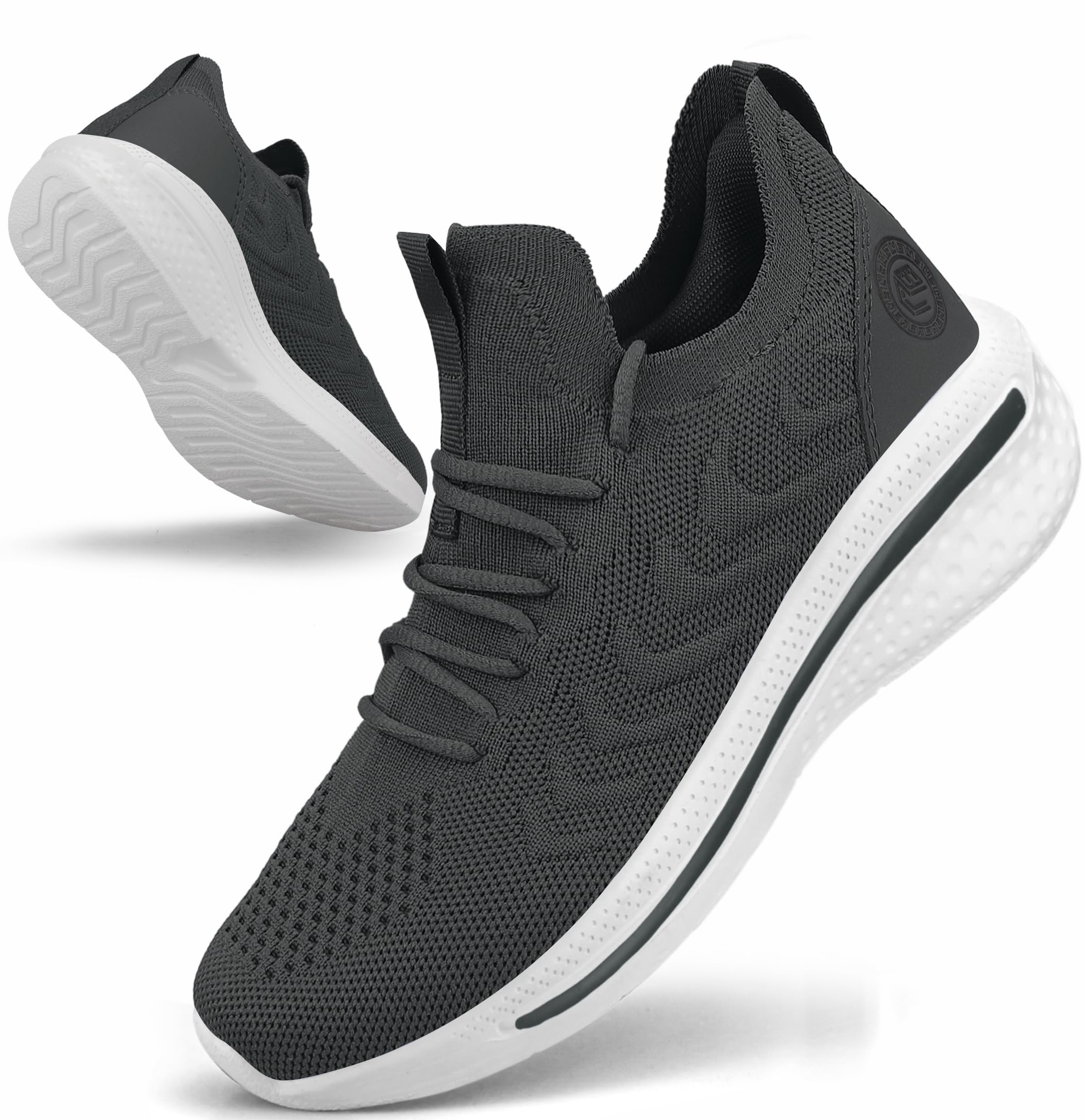 Pujcs Womens Sneakers Non Slip Walking Shoes Lightweight Tennis Shoes Breathable Running Shoes Gym Workout Mesh Sneakers