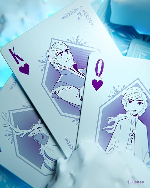 Foto 7 de 8 de Baraja bicycle disney frozen blue