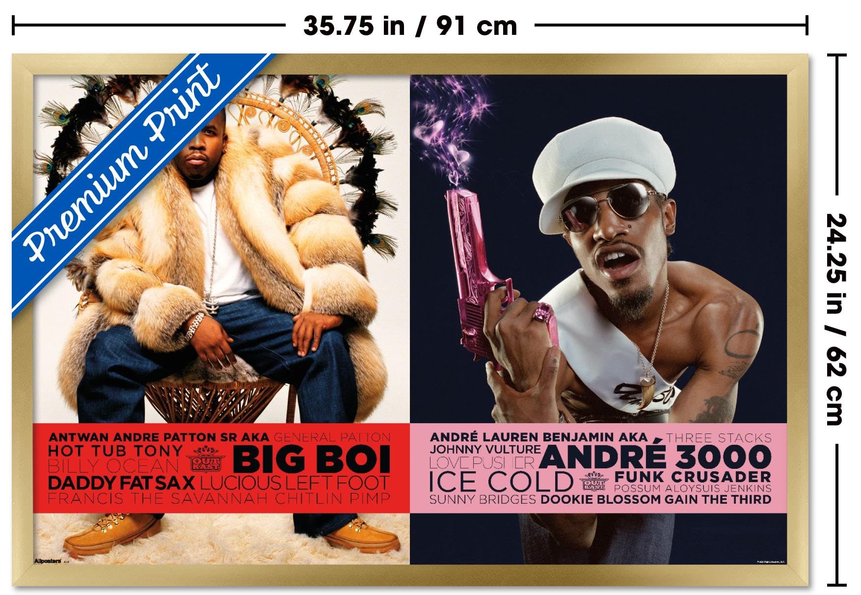 Amazon.com: Trends International Outkast - André 3000 & Big Boi