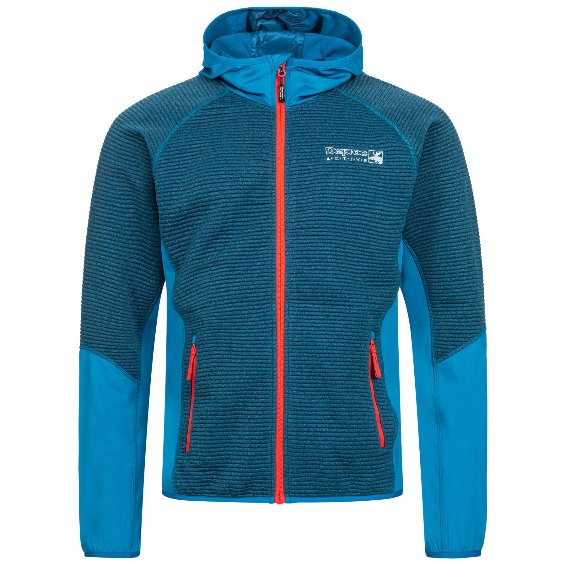 DEPROC-Active Herren Elm Herren Strickfleecejacke Ultraleicht Midlayer Atmungsaktiv Fleecejacke (1er Pack)