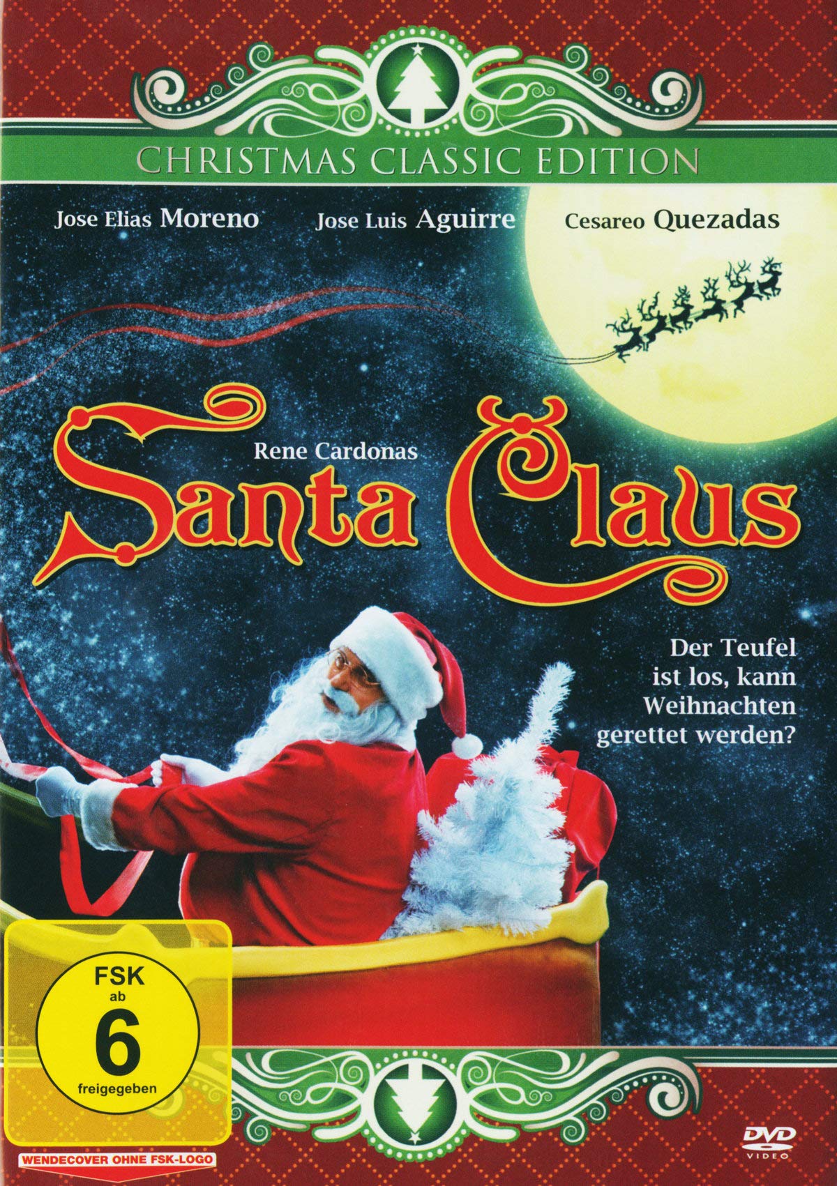 Santa Claus película en DVD de importación alemana para amantes del séptimo arte