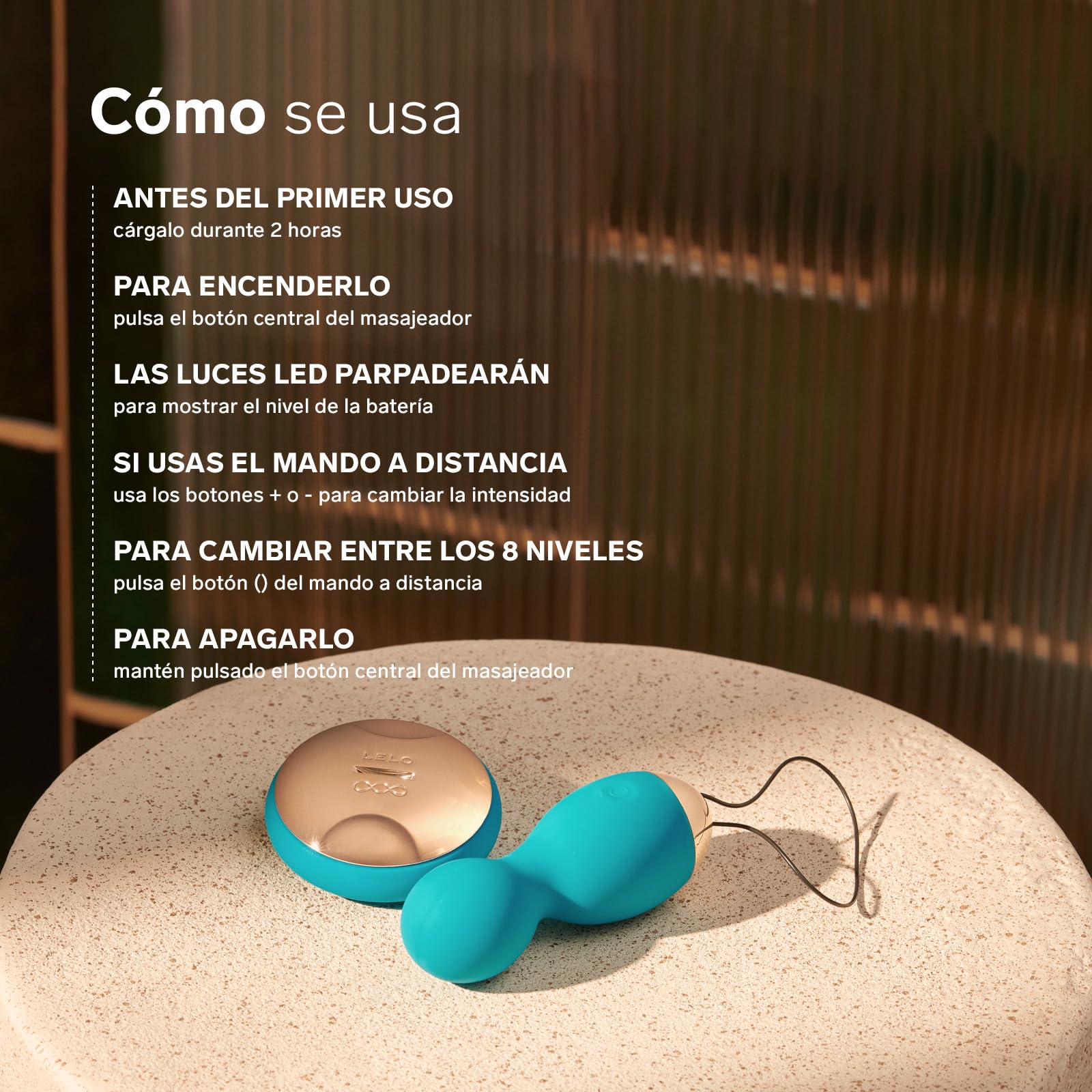 LELO HULA Beads: Bolas Chinas Vibradoras con Control Remoto, Uno de los Juguetes Sexuales más originales, estas Bolas Vaginales giran, rotan y vibran, Deep Rose