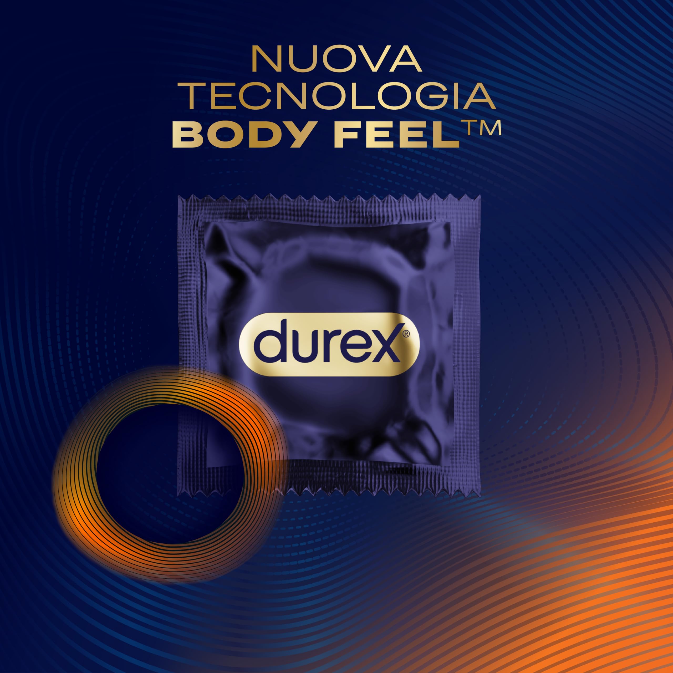 Durex Nude Sensation, Preservativi in Nitrile, Senza Lattice di Gomma Naturale, Ultra Sottili ed Extra Lubrificati, Maggiore Condivisione di Calore Corporeo, vestibilità Regular, 20 Profilattici
