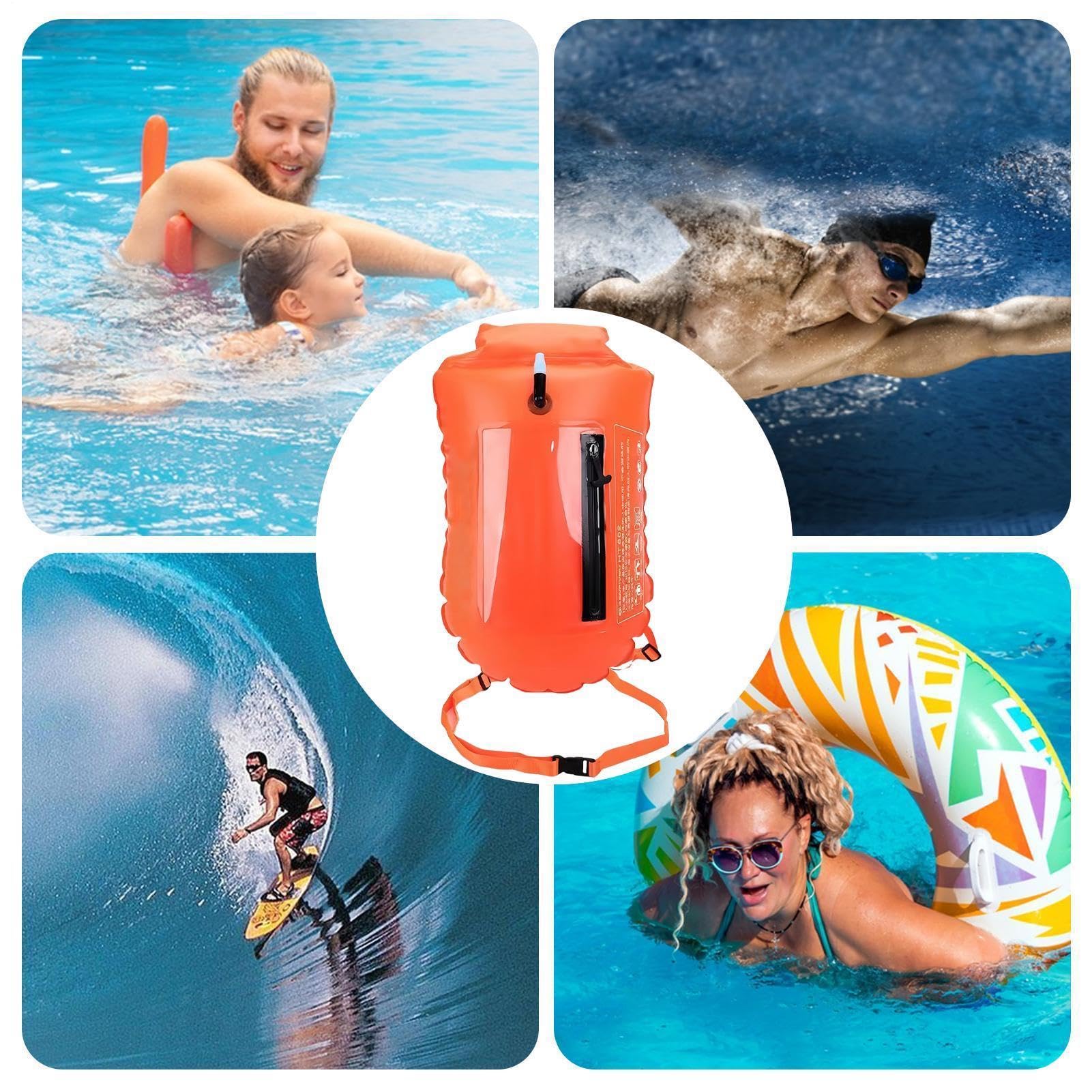 Générique Boa Di Nuoto per Acqua Aiuto al Surf 2 in 1 20 litri