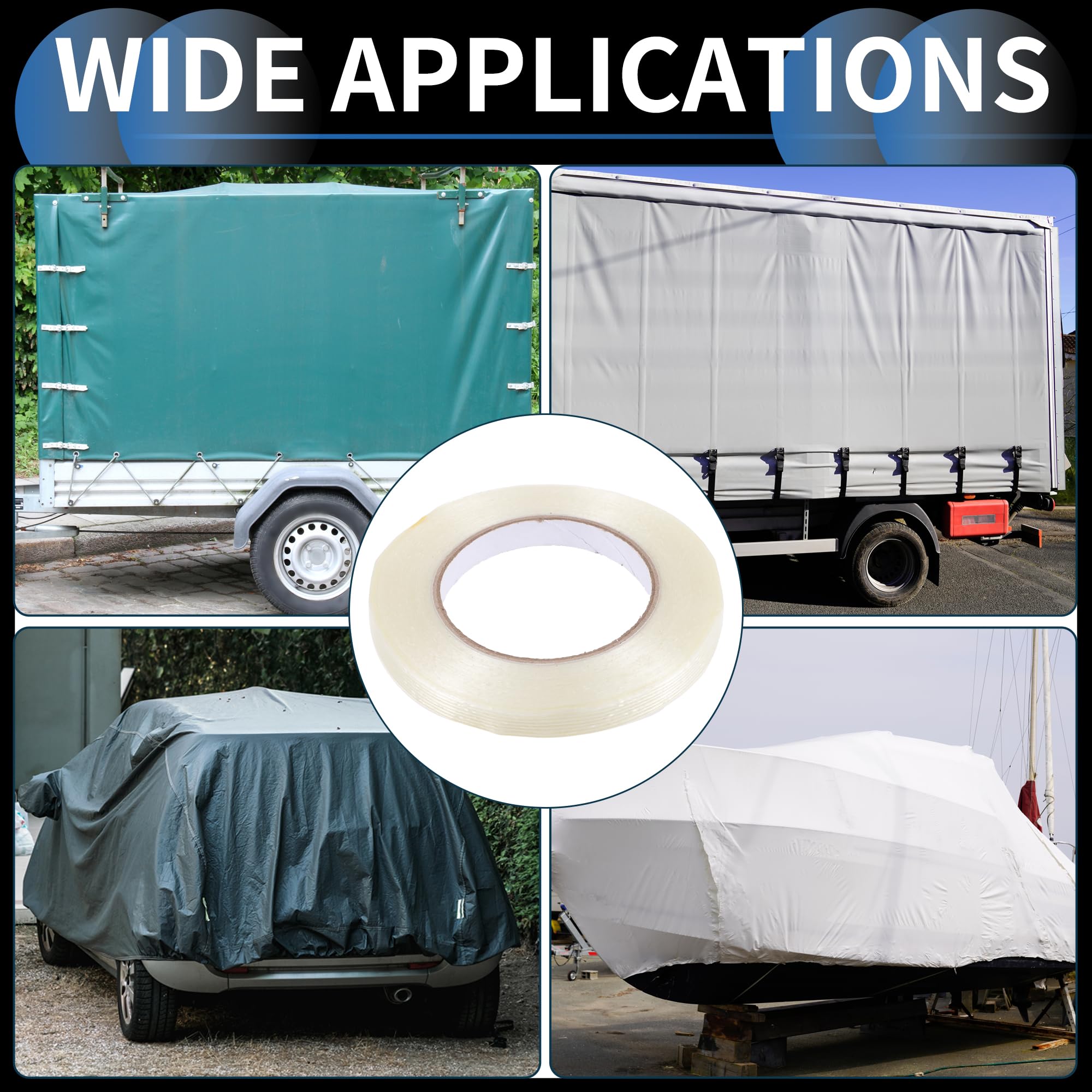 Amazon.com: INFINAUTO Tarpaulin Repair Tape, 0.47