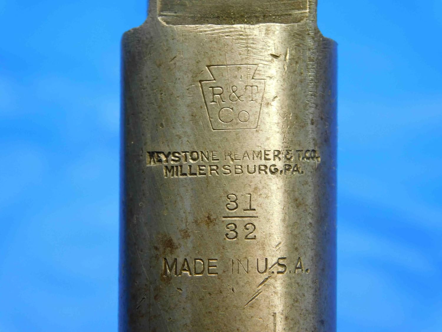 M & J Tooling LLC Keystone Reamer & Tool 0.9686 OD HSS Hand Reamer 8 FL .9686 .9688 Undersize - JC1514AK3