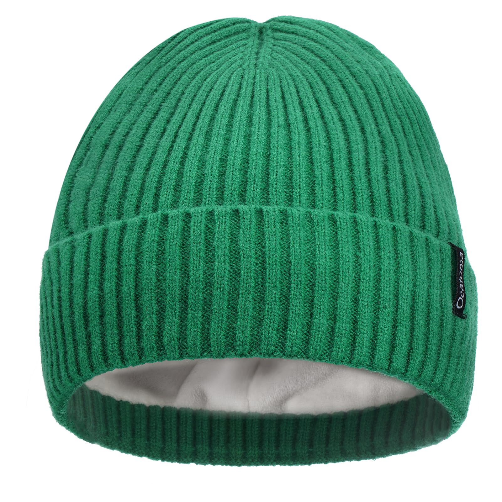 OcatomaBeanie for Men Women Winter Cuffed Hat with Warm Lining Soft Ski Hat Unisex Cap Gifts for Men Women