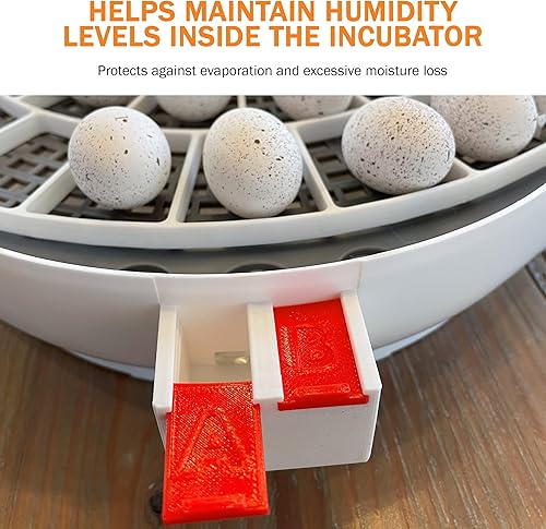 Miniatura 6 de Incubator Warehouse Cubierta de puerto de agua para incubadora de huevos Nurture Right 360 - Tapa etiquetada de fácil deslizamiento para retención